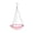 Pink-40316NN, variant on Hanging Hummingbird Feeder, Solar Powered Bird Bath With Fountain, Outdoor Garden Decor For Balcony Or Patio, 12 In Diameter