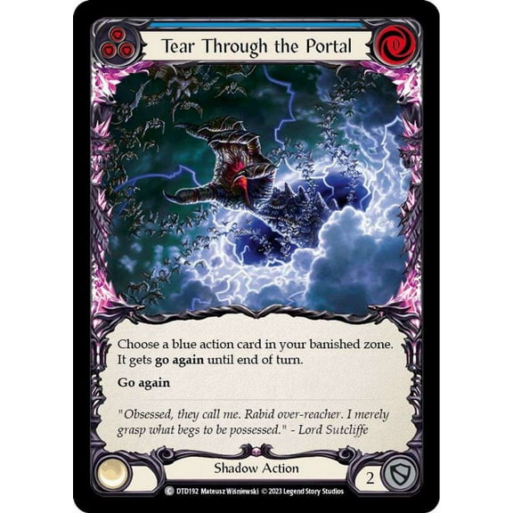 Flesh and Blood Dusk Till Dawn Common Tear Through the Portal DTD192 (Blue)