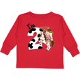 thumbnail image 3 of Inktastic I'm Two-cowgirl Riding Horse Birthday Girls Long Sleeve Toddler T-Shirt, 3 of 5