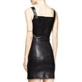 thumbnail image 2 of 100% Lambskin Leather Beautifully Designed Stylish Black Color Partywear Dress For Women, 2 of 3
