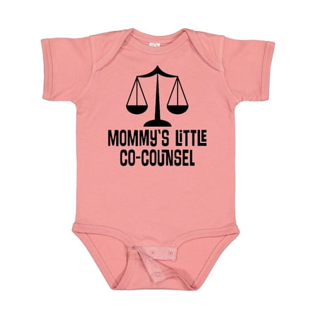 

Inktastic Mommy Little Co Counsel Lawyer Gift Baby Boy or Baby Girl Bodysuit