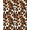 Brown Ivory Black, Pattern 1, variant on ODIKA Free Form Hide Print Patchwork Inspired Spotted Surface Design for Playroom, Bedroom, Reading Nook, Pet Friendly & Kids Safe Play