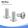 thumbnail image 3 of Tornillos de máquina Phillips de cabeza truss 5/16-18 x 3/4", acero inoxidable 18-8, acabado brillante, paquete de 10, 3 of 5