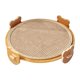 thumbnail image 1 of Cama para dormir, alfombrilla para rascar para gatos, tablero rascador para descansar y entrenar Estera redonda de sisal, 1 of 9