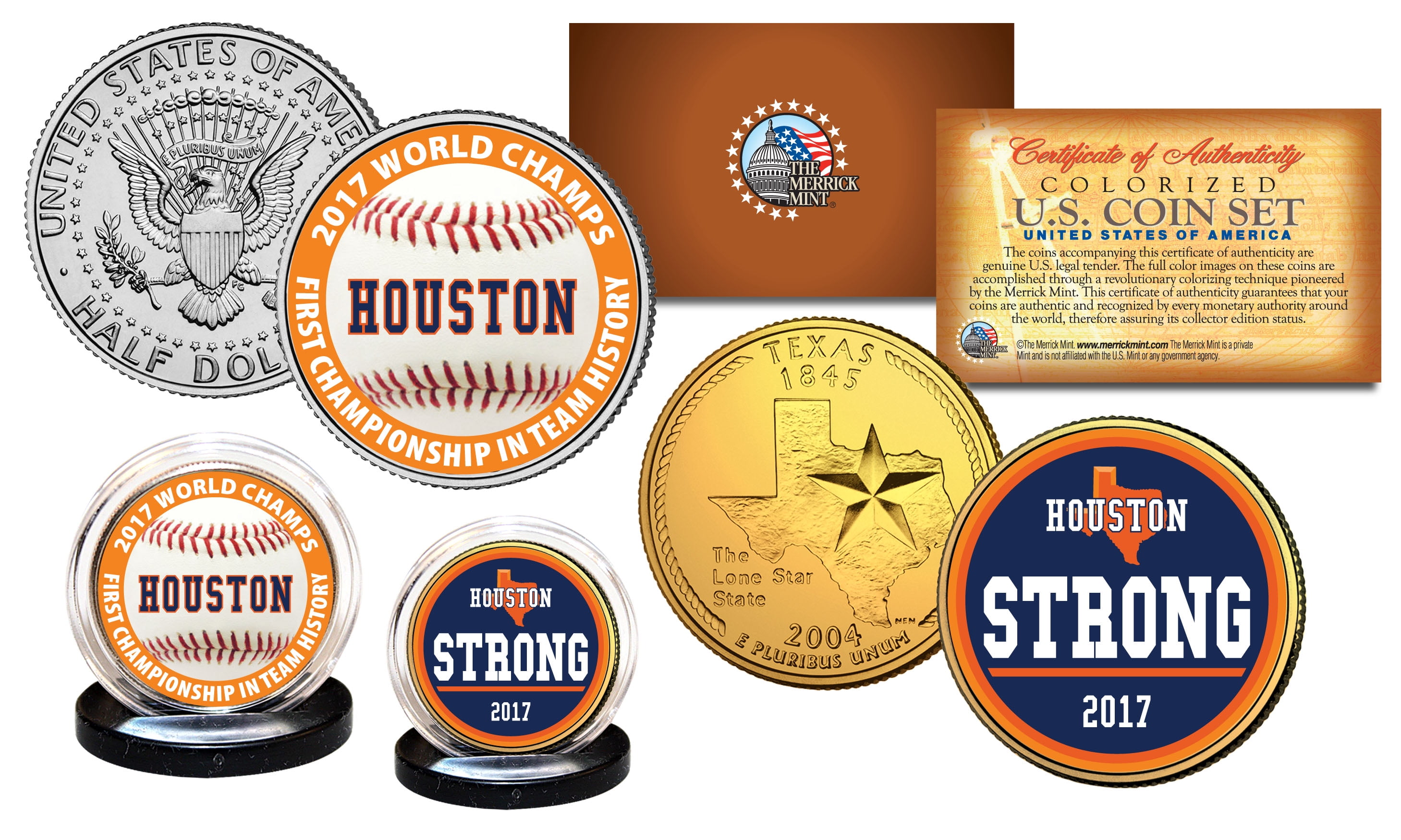 Astros Houston Strong 2017 World Champions OFFICIAL Genuine U.S. 2