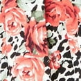 thumbnail image 4 of TEEZE ME Womens Black Belted Printed Sleeveless Strapless Short Party Fit + Flare Dress 13\14, 4 of 4