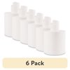 (6 pack) Boardwalk Center-Pull Commercial Roll Towels, 2-Ply, 6 Rolls, 600 Sheets per Roll, White
