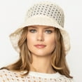 thumbnail image 1 of Beige Solid Mesh Bucket Hat, 1 of 3