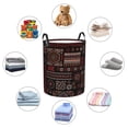 thumbnail image 6 of XMXT Collapsible Laundry Basket, African Tribal Style Graffiti Polyester Waterproof Laundry Hamper, 40L, 6 of 8