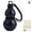 Black, variant on Monkey King Inspired Gourd Shaped Water Bottle 750ml Portable With Strap For Travel Gym