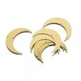 thumbnail image 3 of GKNET Raw Brass Celestial Crescent Moon Pendants Charms For Diy Earring Delicate Jewelry Making-Moon 10 (10pcs), 3 of 9