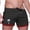 Black, variant on Mens Mesh Shorts 3 Inch Running Gym Athletic Workout Bodybuilding Booty Track Shorts Vintage Beach Fitted Short Big and Tall Size S-4XL Navy
