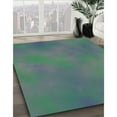 thumbnail image 3 of Ahgly Company Machine Washable Indoor Round Transitional Deep-Sea Green Area Rugs, 8' Round, 3 of 7
