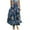 Blue, variant on Maxi Skirts For Women With Pockets Long Midi Length Casual Skirt For Holiday Suede Skirt Checke Tight Desk Side Slit Long Women's Suits Work Dog 70s Black M