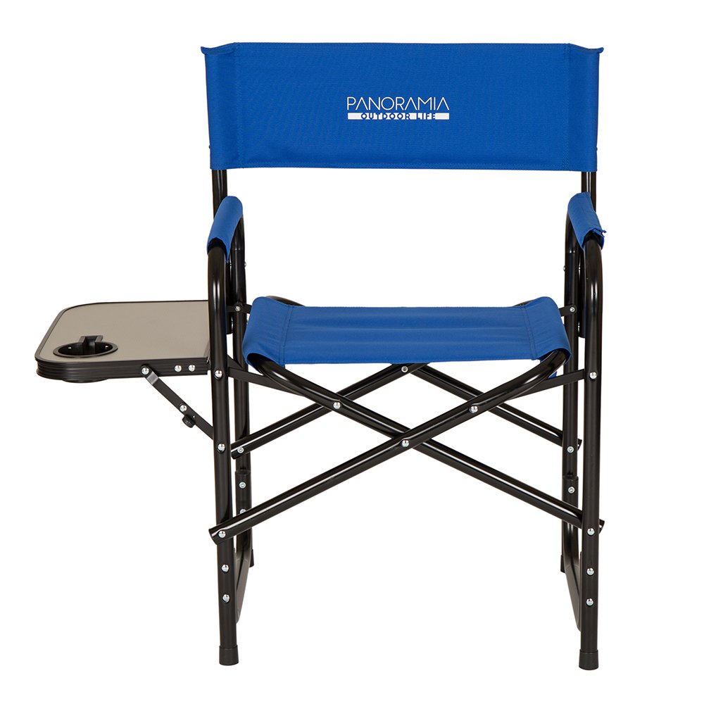Glitzhome 33.27" H Camping Outdoor Folding Metal Director Chair with