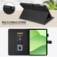 thumbnail image 4 of for OnePlus Pad Lite/Oppo Pad SE 11 inch Case, Rhombus Pattern Multiple Viewing Angles Stand Slim Folio Cover (Black), 4 of 6