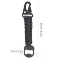thumbnail image 4 of 3pcs Multifunctional Bottle Opener Paracord Carabiner Lanyard AntiSlip Outdoor Pendant, 4 of 5