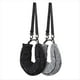 thumbnail image 1 of Paquete de 2 Almohadas de Viaje Rellenables para Equipaje Adicional, Almohada de Cuello de Viaje de Terciopelo con Tamaño de Cuello Ajustable, Se Adapta A Viajes, 1 of 5