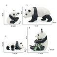 thumbnail image 5 of Cheers.US Toymany Panda Figurines Toy Set,Realistic Plastic Jungle Animals Figures, Educational Toy Gift for Kids Toddlers Fine Craftsmanship Desktop Toy, 5 of 7