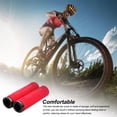 thumbnail image 3 of Cubiertas de manillar Agarre Antideslizante Esponja Mango Barras Montar Pieza de repuesto extraíble Bicicleta ligera Empuñaduras blandas Anillo rojo negro 2 piezas kenally OD010835-02, 3 of 7