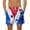 186 Blue, variant on Men Swimming Trunks American Flag Swimming Trunks for Men Quick Dry Elastic Waisted Swim Shorts Lightweight Vacation Holiday Board Shorts