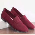 thumbnail image 5 of Xiaoxatg Women's Casual Shoes - Breathable Soft Bottom Comfortable Flat Fashion Footwear for Spring and Summer 7 Brick Red, 5 of 9