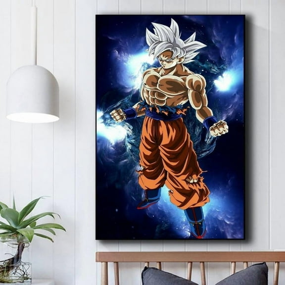 Canvas Poster Dragon Ball - Wall Decoration for Children's Room Girls or Boy - Sangoku Pattern - 12x15 inch Unframed