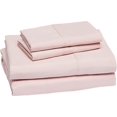thumbnail image 2 of Lightweight Super Soft Easy Care Microfiber Bed Sheet Set with es Deep Pockets Queen Blush Pink, 2 of 6