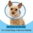 thumbnail image 5 of Pet Recovery Dog Cones Cat Cones After Surgery Adjustable Breathable Dog Cone Collar Soft Plastic Puppy Elizabethan E-Collar (green,XL), 5 of 7