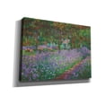 thumbnail image 2 of Epic Graffiti 'The Artist's Garden at Giverny' by Claude Monet, Canvas Wall Art, 54"x40", 2 of 3