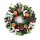 thumbnail image 1 of Widget Irfora Corona de Adviento de Navidad Candelabro de Adviento de 12 pulgadas Anillo Corona de Navidad artificial con cinta Piña para centro de mesa de Adviento Decoración del hogar de Navidad na, 1 of 7