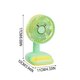 thumbnail image 3 of Candy Color Mini Desktop Fan USB Rechargeable Small Fan For Office Desk Summer Coolings Fan, 3 of 5