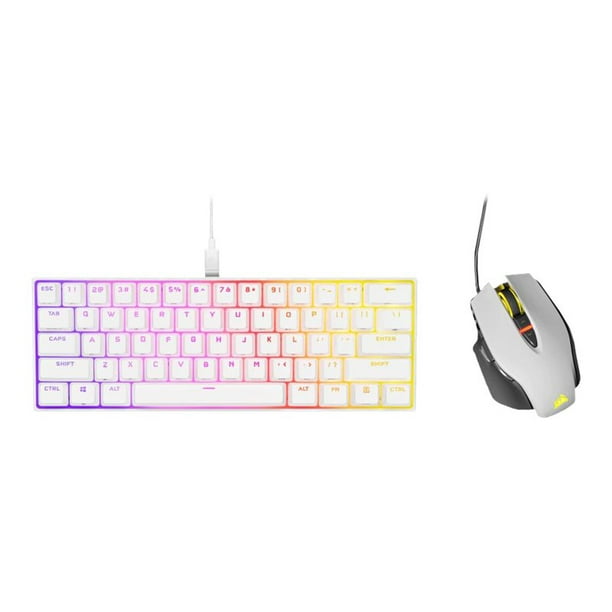 K65 RGB MINI 60% メカニカルキーボード ホワイト K65 RGB MINI 60% Mechanical Gaming Keyboard — CHERRY MX