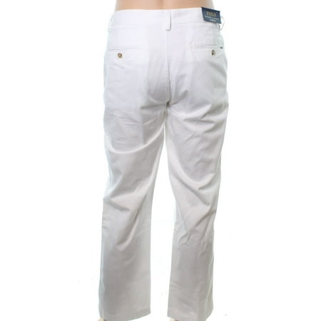 Polo Ralph Lauren - NEW Bright White Mens Size 33x30 Khaki Chino Pants ...