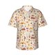 thumbnail image 1 of Balery UAE Travel1 Camisas hawaianas de manga corta para hombre, camisas playeras de corte holgado, camisas de vacaciones con botones,Large, 1 of 7