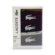 Lacoste Men's All Over Print 3-Pack Jersey Trunks, Silver Chine \ Raffia Matting - Lady Bird,S - US