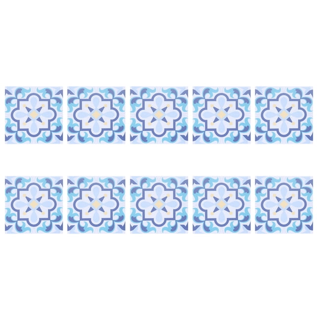 10 Uds. Adhesivo de pared autoadhesivo a prueba de aceite, adhesivo decorativo para azulejos para cocina y baño (BS104)
