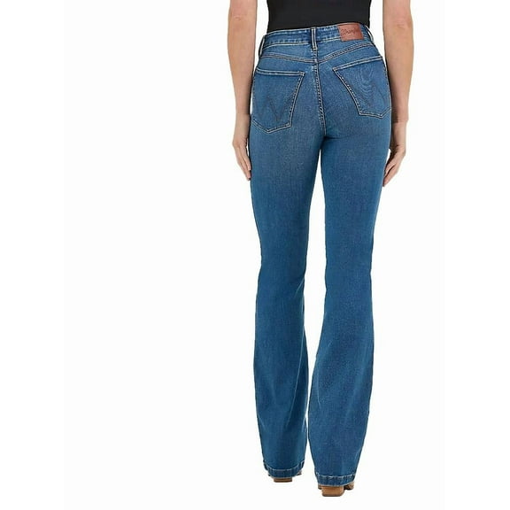 Wrangler Womens BeSpoke High Rise Bootcut Regina Jean 34x34 Blue Medium