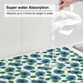 thumbnail image 6 of Kdxio Blue Sunflowers for Dish Drying Mat,24*18 inch Absorbent Dish Drainer Kitchen Counter,Large Size Dish Drying Pad for Countertops,Draining Racks, 6 of 9