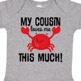 thumbnail image 4 of Inktastic My Cousin Loves Me Boys Boys or Girls Baby Bodysuit, 4 of 5