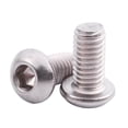 thumbnail image 2 of M6x12mm Stainless Steel Hex Socket Button Head Screws 50 Pcs, 2 of 9