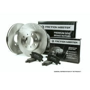 Friction Master Rear Premium OE Brake Disc Rotors and Ceramic Pads BK2528c