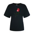 thumbnail image 4 of SZXZYGS T-Shirts pour Femmes Coton Grande Taille T-Shirt Mignon Col Rond Manches Courtes Été 2024, 4 of 4
