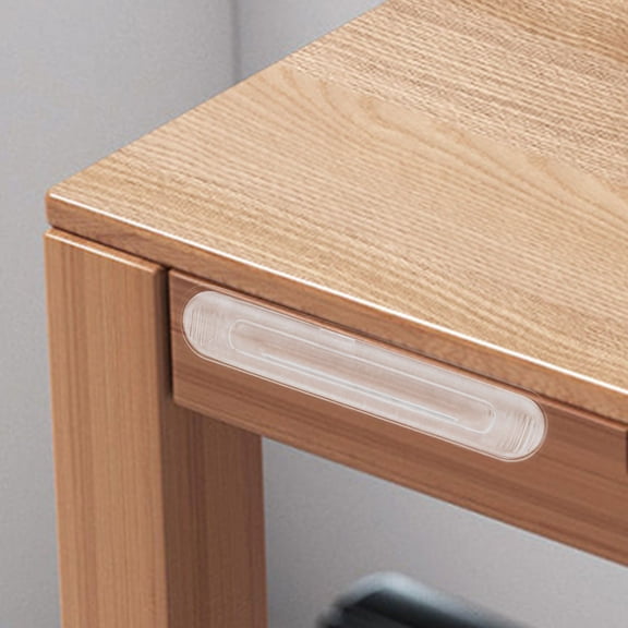 FRCOLOR 4PCS Silicone Bumper Guards Clear Anti Scratch Trim Strips Self Adhesive Edge Protectors for Car Doors Furniture Walls