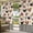Beige, variant on Outdoor Curtains for Patio Waterproof, Farmhouse Rooster Outdoor Privacy Panels Grommet, Country Watercolor Flowers Black Plaid Blackout Outside Curtains for Porch/Cabana 54"x108", 2 Panels