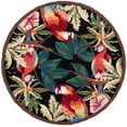 thumbnail image 2 of Safavieh Chelsea Dewayne Bordered Wool Area Rug, Black, 3' x 3' Round, 2 of 12