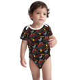 thumbnail image 3 of Daiia Monster Truck Printed Unisex-Baby Short Sleeve Onesies Bodysuits Baby Climbing Clothes Soft and Comfortable Romper with Expandable Shoulder Design-18 Months, 3 of 8