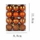 thumbnail image 3 of 24 Bolas de Adorno de Árbol de Navidad 3cm, 2pc, Púrpura, Ornamento de Árbol de Navidad, Caja Cuadrada, 3 of 5