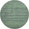 thumbnail image 2 of Addison Rugs Mayfield Premium Machine Washable Transitional Stripes Green Round Rug, 8' x 8', 2 of 6
