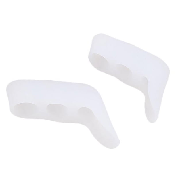 Paquete de 2 Separadores de Correctores de Juanetes, Gel Hammer Toe Spacers Streightener para Hombres Mujeres, Ayudando a Relajar Los de L